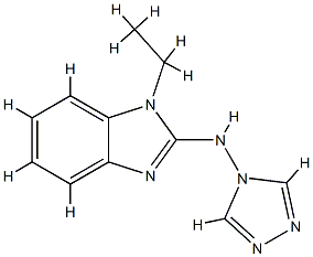 1H-Benzimidazol-2-amine,1-ethyl-N-4H-1,2,4-triazol-4-yl-(9CI) CAS#: 727687-85-6