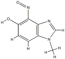 1H-Benzimidazol-5-ol,1-methyl-4-nitroso-(9CI) CAS#: 76971-09-0