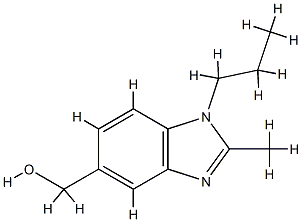 1H-Benzimidazole-5-methanol,2-methyl-1-propyl-(9CI) CAS#: 787496-72-4