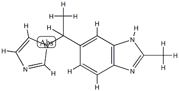 1H-Benzimidazole,5-[1-(1H-imidazol-1-yl)ethyl]-2-methyl-(9CI) CAS#: 779287-52-4