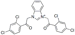 1H-Benzimidazolium,  1,3-bis[2-(2,4-dichlorophenyl)-2-oxoethyl]- CAS#: 731770-48-2