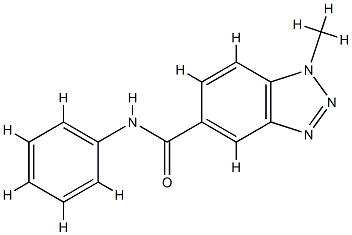 1H-Benzotriazole-5-carboxamide,1-methyl-N-phenyl-(9CI) CAS#: 722468-52-2
