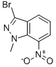 1H-INDAZOLE, 3-BROMO-1-METHYL-7-NITRO- CAS#: 74209-37-3