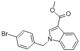 1H-INDOLE-3-CARBOXYLIC ACID, 1-[(4-BROMOPHENYL)METHYL]-, METHYL ESTER CAS#: 709004-41-1
