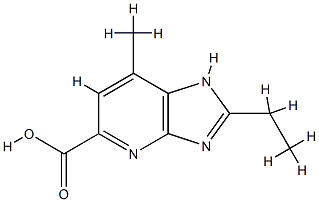 1H-Imidazo[4,5-b]pyridine-5-carboxylicacid,2-ethyl-7-methyl-(9CI) CAS#: 704867-48-1