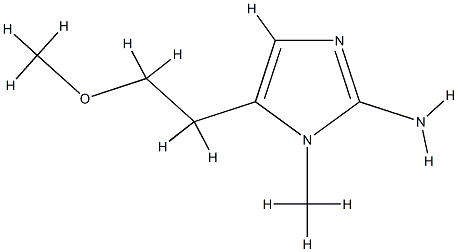 1H-Imidazol-2-amine,5-(2-methoxyethyl)-1-methyl-(9CI) CAS#: 744146-80-3