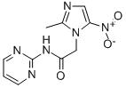 1H-Imidazole-1-acetamide, 2-methyl-5-nitro-N-2-pyrimidinyl- CAS#: 74550-89-3