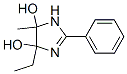 1H-Imidazole-4,5-diol, 4-ethyl-4,5-dihydro-5-methyl-2-phenyl- (9CI) CAS#: 742637-73-6