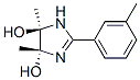 1H-Imidazole-4,5-diol, 4,5-dihydro-4,5-dimethyl-2-(3-methylphenyl)-, trans- (9CI) CAS#: 746552-76-1