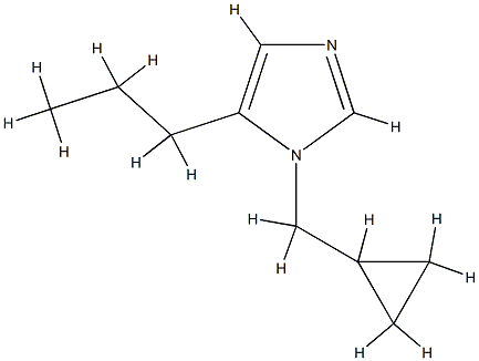 1H-Imidazole,1-(cyclopropylmethyl)-5-propyl-(9CI) CAS#: 717908-70-8