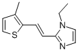 1H-Imidazole,1-ethyl-2-[2-(3-methyl-2-thienyl)ethenyl]-(9CI) CAS#: 737707-34-5