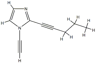 1H-Imidazole,1-ethynyl-2-(1-pentynyl)-(9CI) CAS#: 750647-95-1