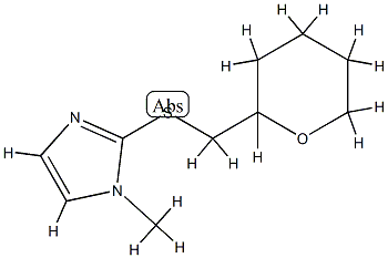 1H-Imidazole,1-methyl-2-[[(tetrahydro-2H-pyran-2-yl)methyl]thio]-(9CI) CAS#: 794559-37-8