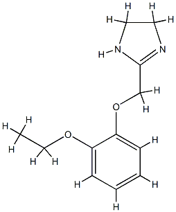 1H-Imidazole,2-[(2-ethoxyphenoxy)methyl]-4,5-dihydro-(9CI) CAS#: 791730-46-6