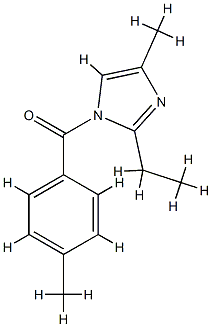 1H-Imidazole,2-ethyl-4-methyl-1-(4-methylbenzoyl)-(9CI) CAS#: 709645-69-2