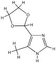 1H-Imidazole,4-(1,3-dioxolan-2-yl)-5-methyl-(9CI) CAS#: 773102-75-3