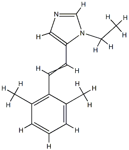 1H-Imidazole,5-[2-(2,6-dimethylphenyl)ethenyl]-1-ethyl-(9CI) CAS#: 753403-92-8