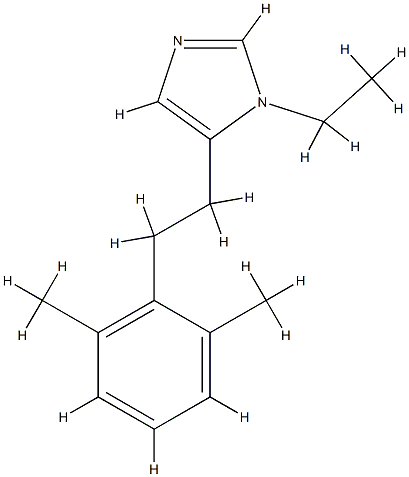 1H-Imidazole,5-[2-(2,6-dimethylphenyl)ethyl]-1-ethyl-(9CI) CAS#: 761355-15-1
