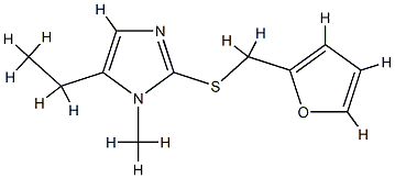 1H-Imidazole,5-ethyl-2-[(2-furanylmethyl)thio]-1-methyl-(9CI) CAS#: 792846-39-0