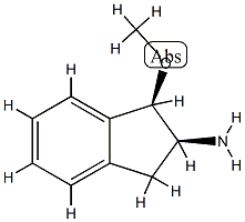 1H-Inden-2-amine,2,3-dihydro-1-methoxy-,(1R,2S)-rel-(9CI) CAS#: 737796-56-4