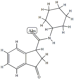 1H-Indene-1-carboxamide,N-cyclohexyl-2,3-dihydro-3-oxo-(9CI) CAS#: 709026-02-8