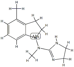1H-Indol-1-amine,N-(4,5-dihydro-1H-imidazol-2-yl)-2,3-dihydro-N,4-dimethyl-(9CI) CAS#: 792137-87-2