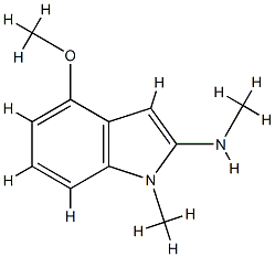 1H-Indol-2-amine,4-methoxy-N,1-dimethyl-(9CI) CAS#: 765899-32-9