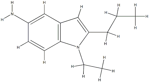 1H-Indol-5-amine,1-ethyl-2-propyl-(9CI) CAS#: 748110-18-1