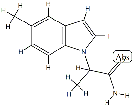 1H-Indole-1-acetamide,alpha,5-dimethyl-(9CI) CAS#: 771533-08-5