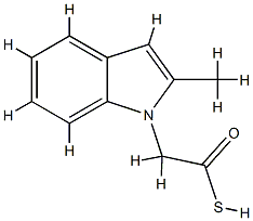 1H-Indole-1-ethanethioicacid,2-methyl-(9CI) CAS#: 791626-02-3