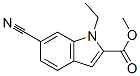 1H-Indole-2-carboxylicacid,6-cyano-1-ethyl-,methylester(9CI) CAS#: 701305-41-1