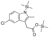 1H-Indole-3-acetic acid, 5-chloro-2-methyl-1-(trimethylsilyl)-, trimet hylsilyl ester CAS#: 74367-57-0