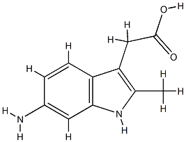 1H-Indole-3-aceticacid,6-amino-2-methyl-(9CI) CAS#: 787545-15-7
