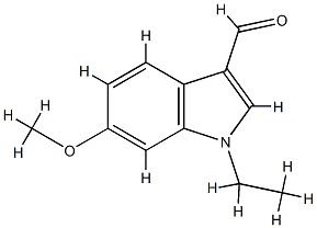 1H-Indole-3-carboxaldehyde,1-ethyl-6-methoxy-(9CI) CAS#: 733747-53-0