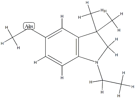 1H-Indole,1-ethyl-2,3-dihydro-5-methoxy-3,3-dimethyl-(9CI) CAS#: 703398-93-0