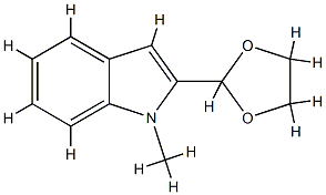 1H-Indole,2-(1,3-dioxolan-2-yl)-1-methyl-(9CI) CAS#: 773095-30-0