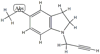 1H-Indole,2,3-dihydro-5-methoxy-1-(2-propynyl)-(9CI) CAS#: 756820-13-0