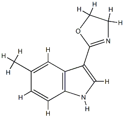 1H-Indole,3-(4,5-dihydro-2-oxazolyl)-5-methyl-(9CI) CAS#: 744209-84-5