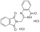 1H-Isoindole-1,3(2H)-dione, 2-((4-oxo-3(4H)-quinazolinyl)methyl)-, dih ydrochloride CAS#: 75159-42-1