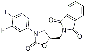 1H-Isoindole-1,3(2H)-dione, 2-[[(5S)-3-(3-fluoro-4-iodophenyl)-2-oxo-5-oxazolidinyl]Methyl]- CAS#: 724793-80-0