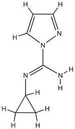 1H-Pyrazole-1-carboximidamide,N-cyclopropyl-(9CI) CAS#: 791052-45-4