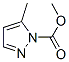 1H-Pyrazole-1-carboxylicacid,5-methyl-,methylester(9CI) CAS#: 75326-00-0