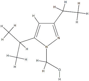 1H-Pyrazole-1-methanol,3-ethyl-5-(1-methylethyl)-(9CI) CAS#: 709674-66-8