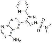 1H-Pyrazole-1-sulfonaMide, 4-(4-aMino-6-quinazolinyl)-N,N-diMethyl-3-(2-pyridinyl)- CAS#: 746669-24-9