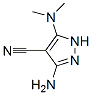 1H-Pyrazole-4-carbonitrile,  3-amino-5-(dimethylamino)- CAS#: 72760-86-2