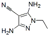1H-Pyrazole-4-carbonitrile, 3,5-diamino-1-ethyl- CAS#: 72943-61-4