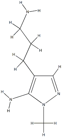 1H-Pyrazole-4-propanamine,5-amino-1-methyl-(9CI) CAS#: 764642-91-3