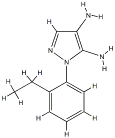 1H-Pyrazole-4,5-diamine,1-(2-ethylphenyl)-(9CI) CAS#: 739364-20-6