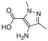 1H-Pyrazole-5-carboxylic  acid,  4-amino-1,3-dimethyl- CAS#: 756772-34-6