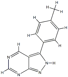 1H-Pyrazolo[3,4-d]pyrimidine,3-(4-methylphenyl)-(9CI) CAS#: 779325-81-4